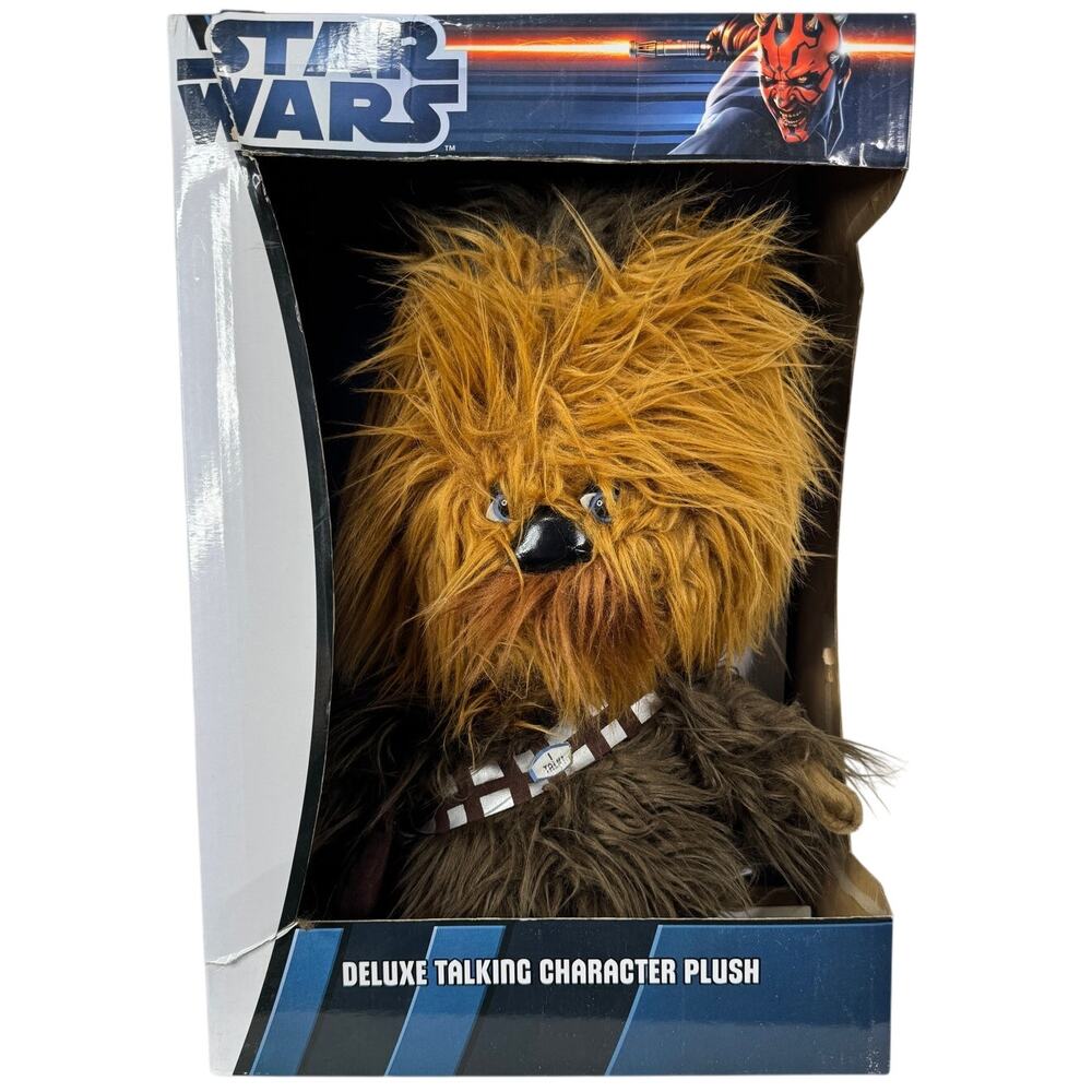 Star Wars Deluxe Talking Character Plush 15" Chewbacca Underground Toys 2012‎